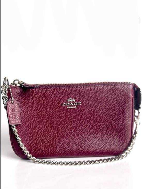 Coach Handbags - Coach Burgundy Leather Wristlet, Tag fell off while posting
